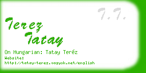 terez tatay business card